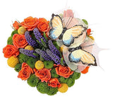 Butterfly Heart Box - Flowers Box London