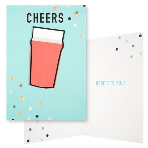 Card Cheers Here's To You!