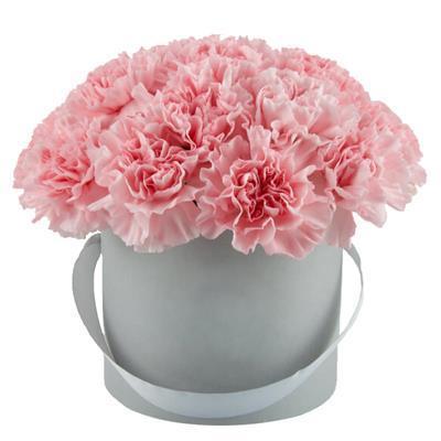 Carnations Hat Box