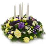 Centerpiece with Purple