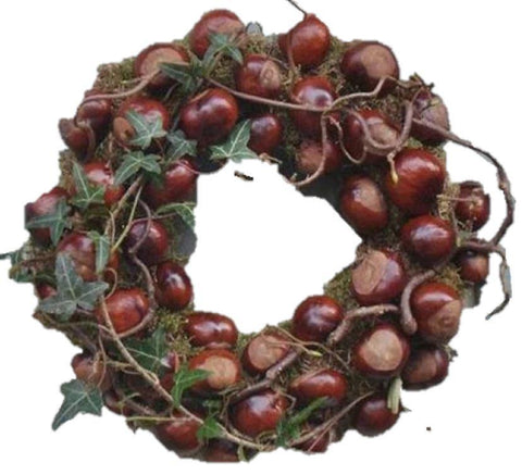 Chestnuts Holly Wreath