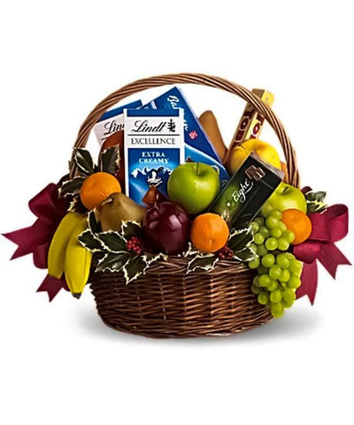 Chocolate and Fruits Luxury Hamper - Flowers Box London