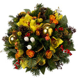 Christmas Box with Cymbidium - Flowers Box London