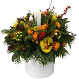 Christmas Box with Cymbidium - Flowers Box London