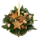 Christmas Box with Stars - Flowers Box London