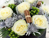 Christmas Wishes Hat Box - Flowers Box London