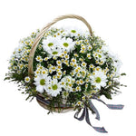 Chrysanthemum and Tanacetum Flower Basket