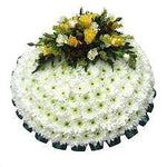 Classic White Posy with Yellow Corsage