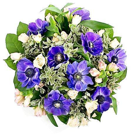 Cobalt Bouquet - Flowers Box London