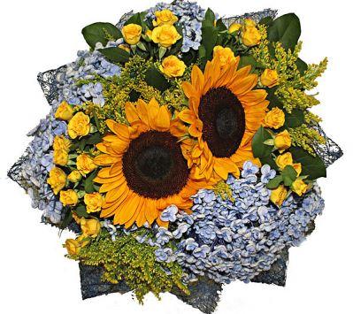Color Clash Bouquet - Flowers Box London