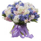 Colored Hyacinth Bouquet - Flowers Box London
