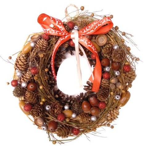 Cones and Acorns Wreath
