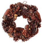 Cones Christmas Wreath - Flowers Box London