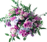 Crystal Meridian Blue Bouquet - Flowers Box London