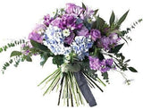 Crystal Meridian Blue Bouquet - Flowers Box London