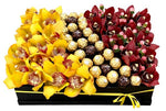 Cymbidium Orchids with Chocolates