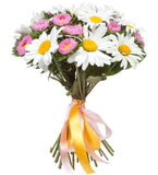 Daisies and Aster Bouquet - Flowers Box London
