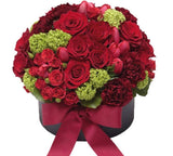 Deep Burgundy Box - Flowers Box London