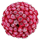 Deep Cherry Roses Hat Box
