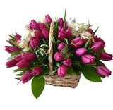 Easter Basket of Tulips