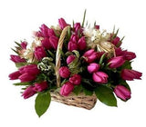 Easter Basket of Tulips