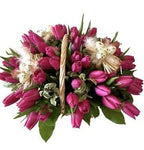 Easter Basket of Tulips