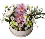 Easter Cymbidium Flower Box - Flowers Box London
