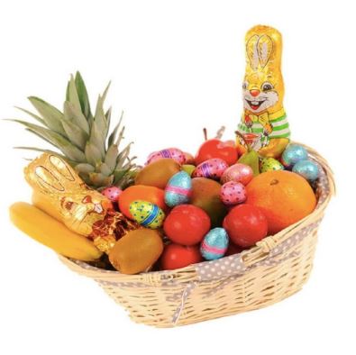 Easter Fruit and Chocolate Basket - Flowers Box London