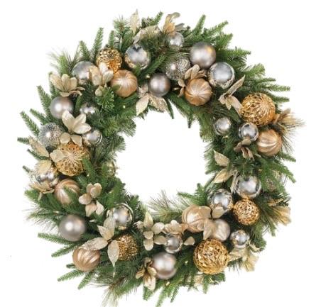 Elegant Christmas Wreath - Flowers Box London