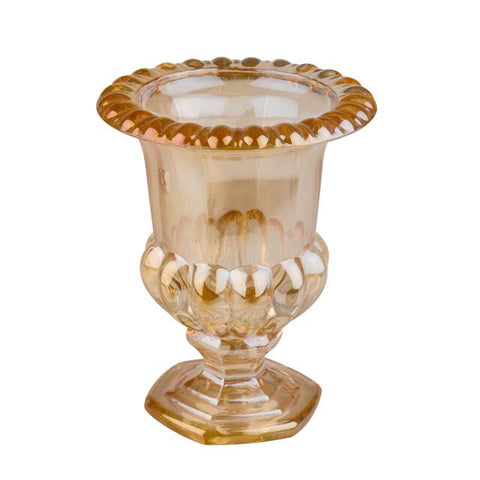 Elia Glass Vase Gold Small