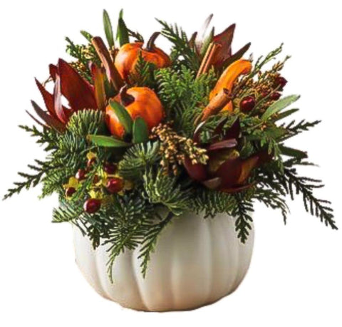 Family Pumpkin Arrangement - Flowers Box London