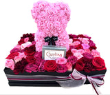 Flowers and Teddy Bear Special Box