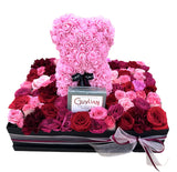 Flowers and Teddy Bear Special Box