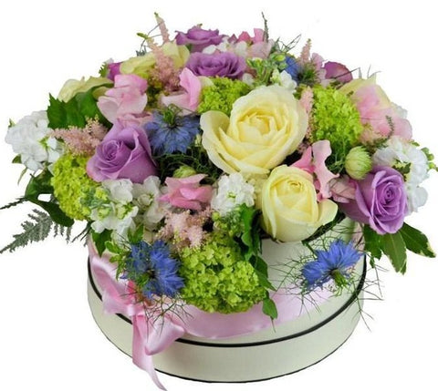 Flowers Garden Hat Box