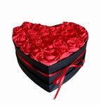 Foam Rose Large Heart Box