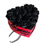 Foam Rose Medium Heart Box