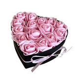 Foam Rose Small Heart Box - Flowers Box London
