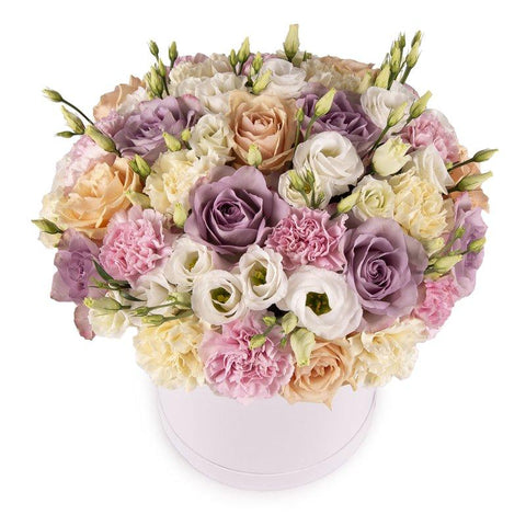 Fortnightly Box Pastel Seasonal Flowers Subscription - Flowers Box London
