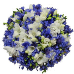 Freesias and Cornflowers Bouquet