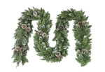 Fresh Spruce with Cones Holiday Garland