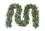 Fresh Spruce with Cones Holiday Garland - Flowers Box London