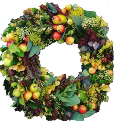 Garden Autumn Door Wreath