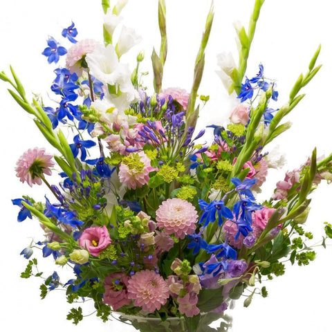 Georgina and Gladiolus Garden Bouquet - Flowers Box London