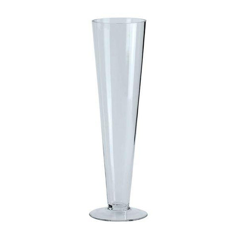 Glass Prima Tall Footed Conical Vase