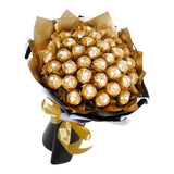 Gold Chocolate Bouquet - Flowers Box London