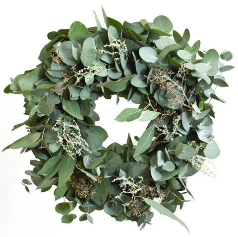Green Eucalyptus Christmas Wreath