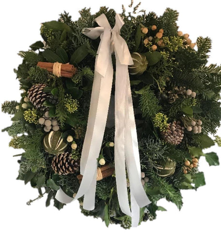 Green Natural Christmas Wreath