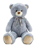 Grey Plush Teddy Bear 100cm - Flowers Box London