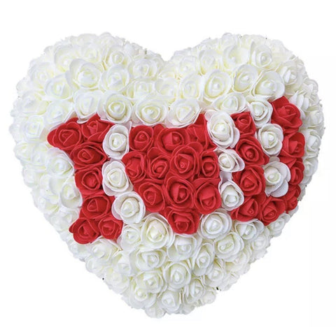 Handmade I love You Heart Shape Rose