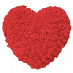 Handmade Red Heart Shape Rose